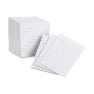 Oxford Mini Index Card - 200 Sheet - 85 Lb - Ruled - 3" X 2.50" - 200 / Pack - White Paper (ESS10009)