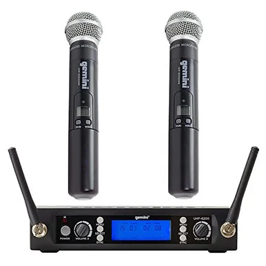 Gemini UHF6200M-R2 Dual Channel Wireless