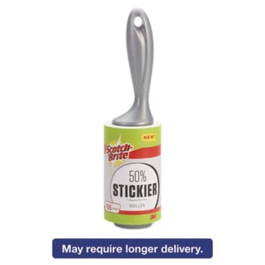 3m 830RS48 Lint Roller, Extra Sticky, 48 Sheets/roll