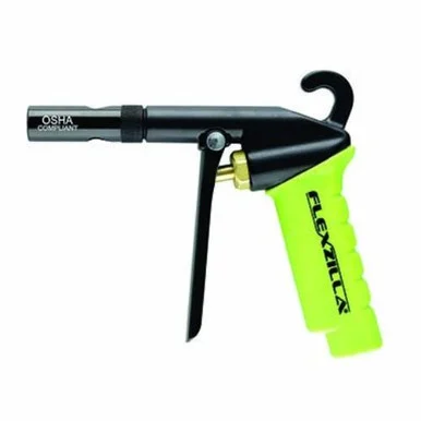 Legacy Manufacturing AG1402FZ Flexzilla X1 Blow Gun With Quiet-flo Safety Nozzle, Zillagreen