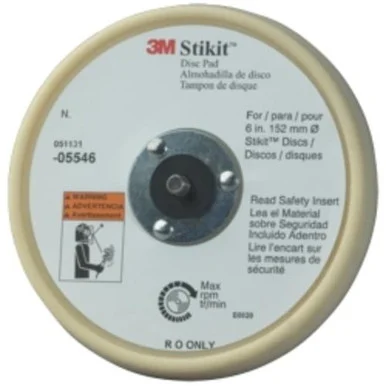 3m 05546 Stikit Low Profile Finishing Dis Pad, 6" X 11/16"