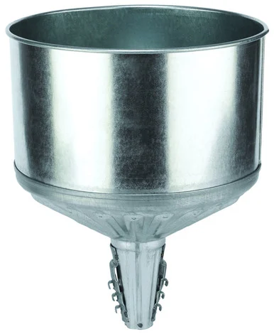 Plews PLE-75-008 Funnel, Galvanized, Tractor Lock-on With Screen, 8-quart