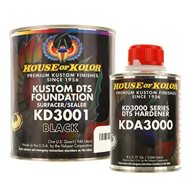 House Of Kolor HOK-KD3001-G01 Dts Surfacer/sealer - Black