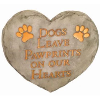 Spoontiques 13237S Dogs Pawprints Stepping Stone