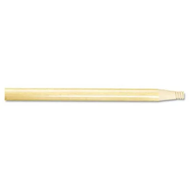 Boardwalk BWK122 Threaded End Broom Handle, 15/16" X 60", Natural Wood