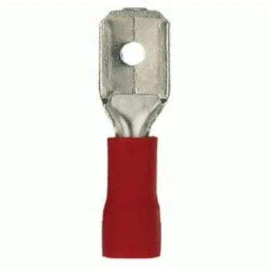 Metra Red Nylon Female Quick Disconnect 22-18 Gauge .110 - 100 Pack - 1 X Quick Disconnect Terminal Female - Red (rvmd250)