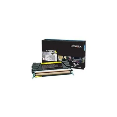Lexmark Toner Cartridge - Yellow (C748H4YG)