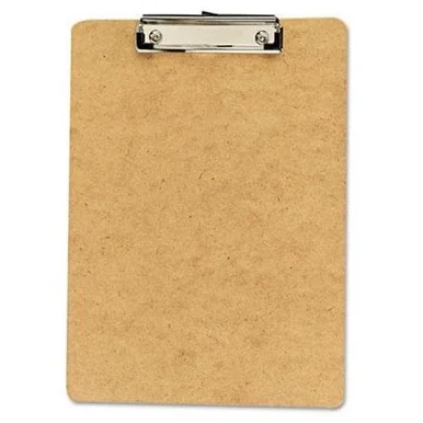 Universal Office Products 05563 Recycled Clipboard, 1/2" Capacity, Holds 8-1/2w X 14h, Brown, 3/pack