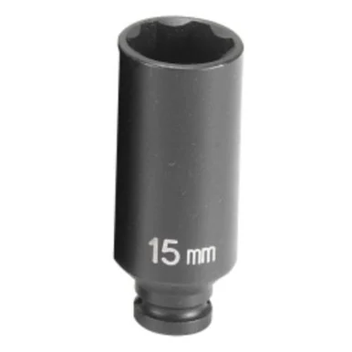 Grey Pneumatic 915MDS 1/4" Surface Drive X 15mm Deep Socket
