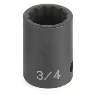 Grey Pneumatic 2133M 1/2" Drive X 33mm Standard - 12 Point Socket