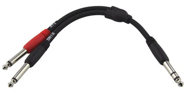 Pig Hog PYXF2XM 6" XLR Female to Dual XLR Male Y Cable