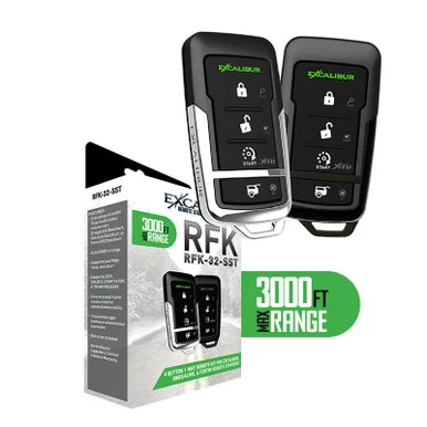 Omega Car Electronics RFK32SST Omega Multipurpose Remote Kit: 1way 1 Button Rf Kit; 3000+ Feet Range Includes Antenna & 2 1412 Rem