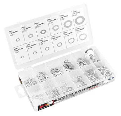 Performance Tool W5245 Lock & Flat Washer Assortment - Wilmar