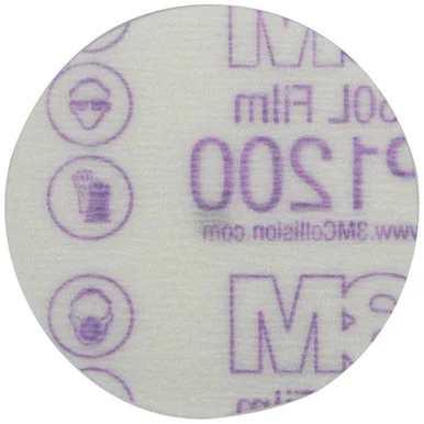 3m 3M-908 Hookit Finishing Film Disc 00908, 3", P1200, 50 Discs/bx 908_59