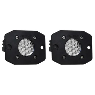 RIGID INDUSTRIES RIGID Ignite Back-Up Kit, Diffused Lens, Flush Mount, Black Housing, Pair 20641
