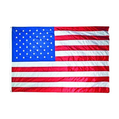 Advantus Outdoor U.s. Nylon Flag - United States - 60" X 36" - Heavyweight, Grommet, Durable - Nylon, Brass - Red, White, Blue (mbe002460)