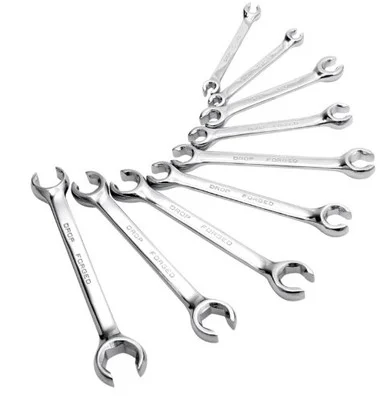 Sunex 9809 9-piece Fractional Sae And Metric Flare Nut Wrench Set