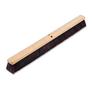 Boardwalk BWK20336 Floor Brush Head, 3 1/4" Maroon Stiff Polypropylene, 36"