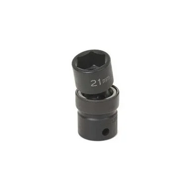Grey Pneumatic 2021UM 1/2" Drive X 21mm Standard Universal Socket 2021UM_45