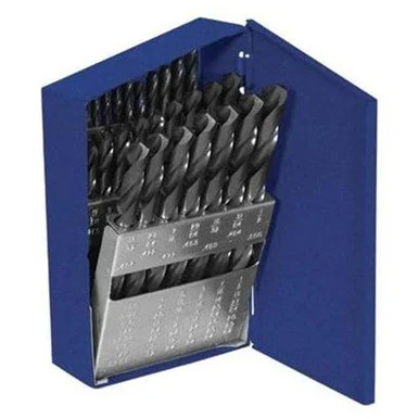 Irwin Industrial 80181 60 Piece High Speed Steel Wire Gauge Straight Shank Jobber Length Drill Bit Set 80181_45 - Hanson
