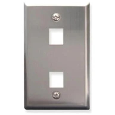 Icc Face-2-ss Ic107sf2ss - 2port Face Stainl (face2ss)