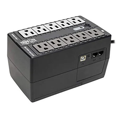 Tripp Lite UPS 600VA 300W Desktop Battery Back Up Compact 120V USB RJ11 PC (internet600u) INTERNET600U_7