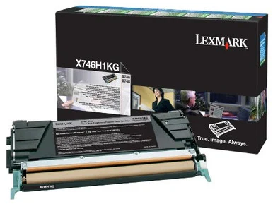 Lexmark Toner Cartridge - Black - Laser - 12000 Page (X746H1KG)