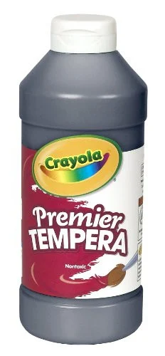 Crayola Premier Tempera Paint - 16 Oz - 1each - Black (541216051)
