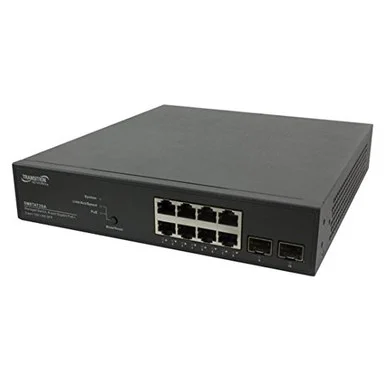 Transition Networks Smart Managed PoE+ Switch SM8TAT2SANA