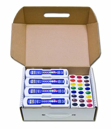 Dixon Prang Watercolor Pack - 0.17 Fl Oz - 36/carton - Assorted (DIX08020)