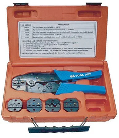 Sg Tool Aid 18920 Ratcheting Terminal Crimper Kit Crimps 22-10 To 22-16 Gage 18920_45