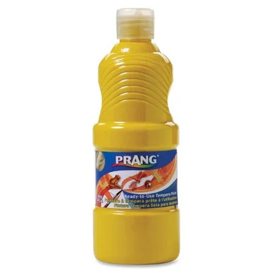 Dixon Prang Liquid Tempera Paint - 16 Oz - 1each - Yellow (DIX21603)