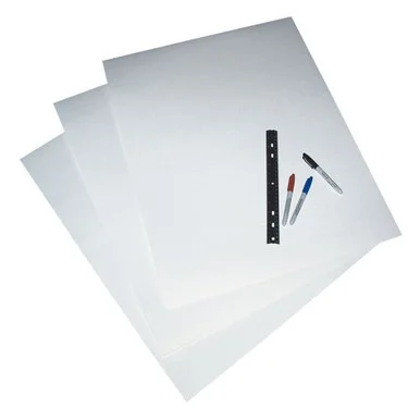 Riverside 2-sided Poster Board - 22" X 28" - White (PAC104159)