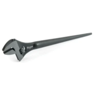 Titan 209 8 Inch Adjustable Chrome Vanadium Steel Construction Spud Wrench Head Size With 10 Inch Overall Length For Added Leverage And Alignment