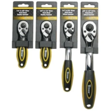 Titan 12050 1/4" & 3/8" Dual-head Stubby Ratchet