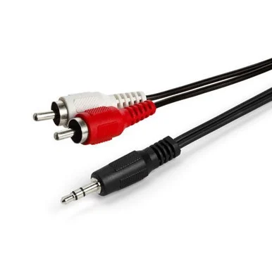 Comprehensive Standard Series 3.5mm Stereo Mini Plug to 2 RCA Plugs Audio Cable 6ft - Mini-phone/RCA for Audio Device - 6 ft - 1 x Mini Plug Male Stereo Audio - 2 x RCA Male Stereo Audio - MPS2PP6ST