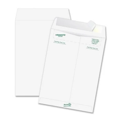 Quality Park Open-end Envelope - Catalog - 10" X 15" - 14 Lb - Peel & Seal - Tyvek - 100/box - White (R1660_40) R1660_40