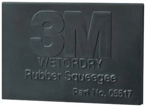 3m 3M-5517 Wetordry Rubber Squeegee 05517, 2 3/4" X 4 1/4"
