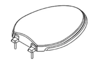 Thetford 33384 White Aria Toilet Seat and Cover Assembly 33384_68