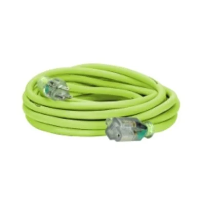 Legacy Manufacturing FZ512825 Flexzilla Pro Extension Cord, 12/3 Awg Sjtw, 25', Outdoor, Lighted Plug