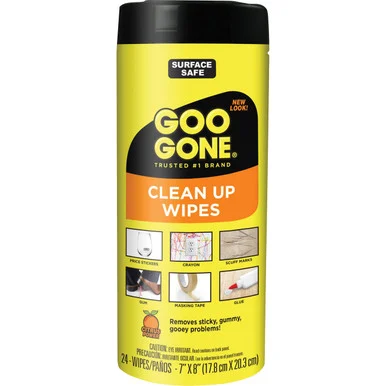 Weimar 2000EA Clean Up Wipes, 8 X 7, Citrus Scent, White, 24/canister