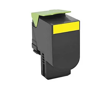 Lexmark Original Toner Cartridge - Yellow (80C0HYG)