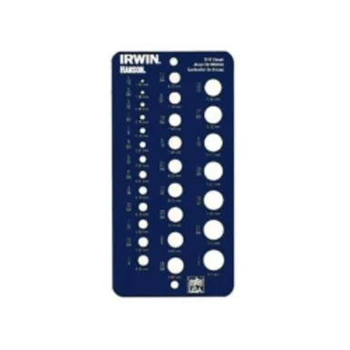 Irwin Industrial 12092 Irwin Hanson Fractional Drill Gauge
