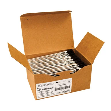 Aes Industries AES-547 1/2" Acid Brush, Pack Of 144 547_59