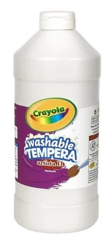 Crayola Washable Tempera Paint - 2 Lb - 1each - White (543132053)