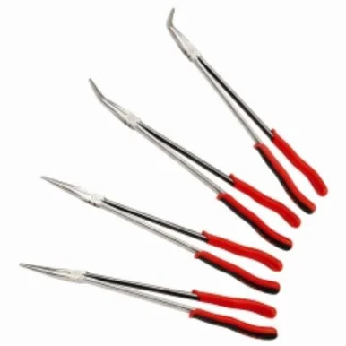 Sunex 3706V Tools Needle Nose Pliers Set 4-piece 16 In. Extension Long Reach