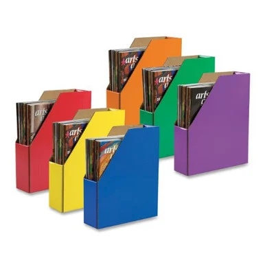 Classroom Keepers Magazine Holder - Assorted - Cardboard - 6 Pack (PAC001327)