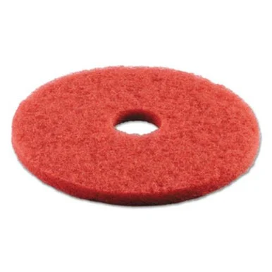 Premier 4016RED Standard 16-inch Diameter Buffing Floor Pads, Red
