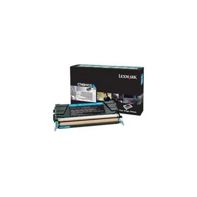 Lexmark Toner Cartridge - Cyan (C748H4CG)