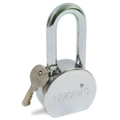 Roadpro RPLSS65L Steel Padlock Brass Cylinder 3 Keys 2.5